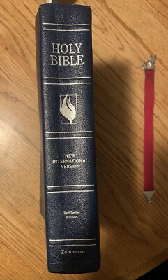 Holy Bible New International Version Reference EditionRed Letter 1992 Zondervan-image