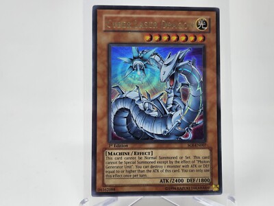 YuGiOh Cyber Laser Dragon 1st Edition SOI-EN007 Ultra Rare NM-image