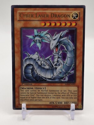 Cyber Laser Dragon SOI-EN007 Ultra Rare 1st Edition-image