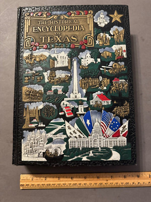 HISTORICAL ENCYCLOPEDIA OF TEXAS VOL. 2 REVISED EDITION 1940'S LEATHER BOUND HC-image