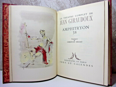 Theater. Jean Giraudoux. Amphitryon 38. on Ivory Laid-image