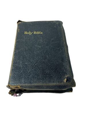 Holy Bible KJV Leather National Bible Press Bold Face Type Reference Edition-image