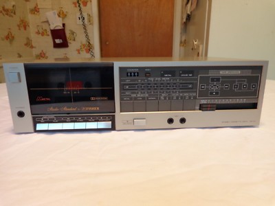 VINTAGE FISHER STEREO CASSETTE DECK CR-54 MADE IN JAPAN-image