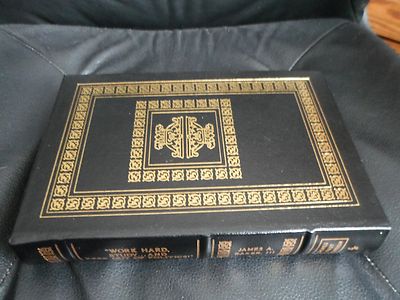 JAMES BAKER III SIGNED - WORK HARD STUDY KEEP OUT POLITICS EASTON PRESS LEATHER-image