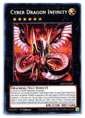 Quarter Century Stampede #RA04-EN068 Cyber Dragon Infinity (Secret Rare)-image