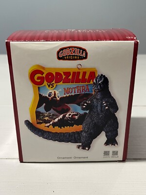 2007 HEIRLOOM ORNAMENT COLLECTION GODZILLA VS MOTHRA LIGHT AND SOUND ORNAMENT-image