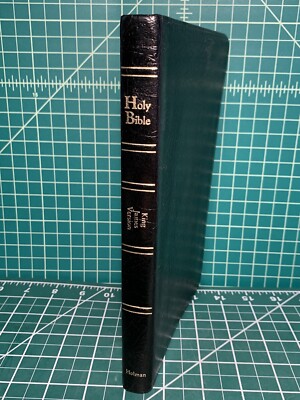 Holy Bible King James Ultra Thin Reference Ed. Holman Genu Leather Red Letter Ed-image
