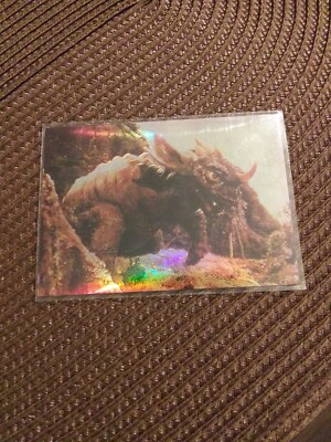 Vintage Godzilla villain rodent monster creature ? Hologram Insert Card-image
