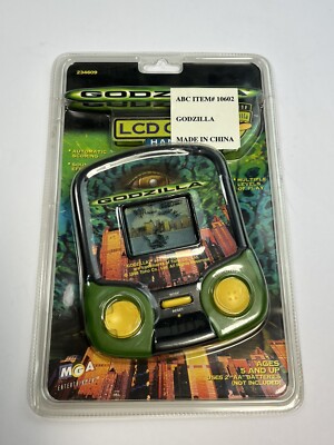 Godzilla Handheld Electronic LCD Game New Factory Sealed NOS Vintage 1998 MGA-image