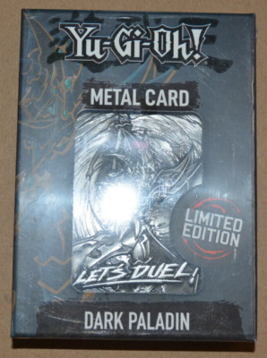 YU-GI-OH! DARK PALADIN FACTORY SEALED LIMITED EDITION METAL CARD-image