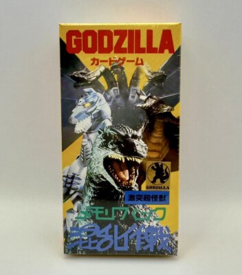 Godzilla Card Game -Memory Bank- Sealed 1993 TOHO Japanese Vintage Rare-image