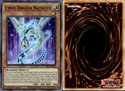LDS2-EN032-B Cyber Dragon Nachster Purple Ultra Rare 1st Edition NM YuGiOh Card-image