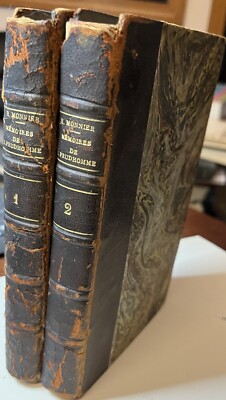 1857 French Memoires De Monsieur Joseph Prudhomme Henri Monnier 2-volumes-image