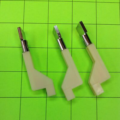 Set of (3) Fisher EQ-885 Graphic Stereo Equalizer Slider Pieces Part-image