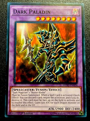 Dark Paladin LEDD-ENA34 NM 1st Edition Non Holo Rare Yugioh Card!-image