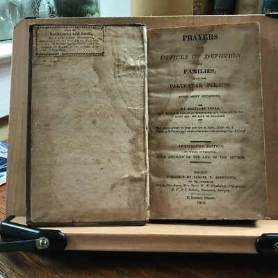 1819 Benjamin Jenks’ Prayers and Offices of Devotion For Families -image