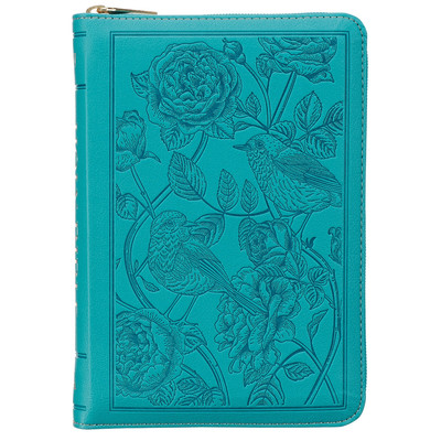 KJV Holy Bible, Compact Vegan Leather Red Letter Edition - Ribbon Marker, King-image