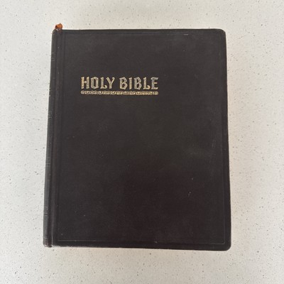 Vintage 1951 New Standard Reference Bible John A Hertel Co King James Version-image