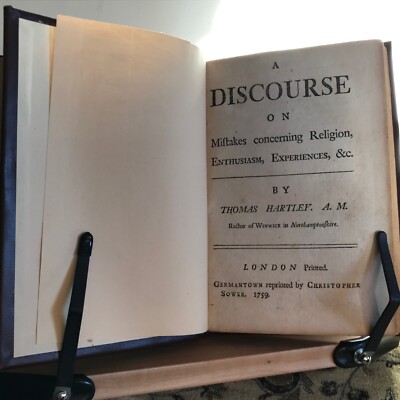 1759 A Discourse on Mistakes Concerning Religion, Enthusiasm, Experiences -image