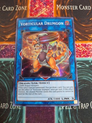 Yu-Gi-Oh! Vorticular Drumgon CYHO-EN041 Super Rare Unlimited Near Mint-image