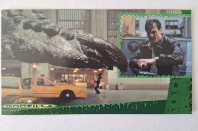 1998 Godzilla Movie Wide Vision Inkworks Promo Card-image