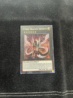 Yugioh Cyber Dragon Infinity Secret Rare 1st Edition BOSH-EN094 NM 2 Available-image