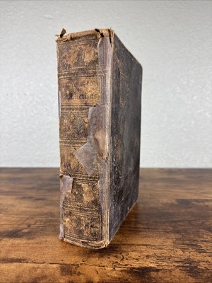 ANTIQUE 1860 ENCYCLOPEDIA OF ALL NATIONS ILLUSTRATED LEATHER BOUND BOOK VOL. 1-image