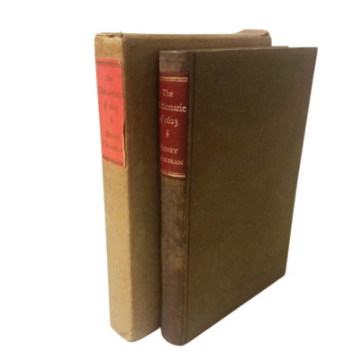 The English Dictionarie of 1623 by Henry Cockeram, Huntington Press 1930 Leather-image
