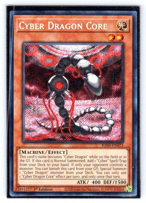 Quarter Century Stampede #RA04-EN013 Cyber Dragon Core (Secret Rare)-image