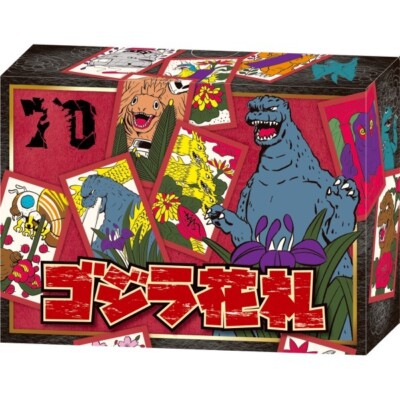 Godzilla Hanafuda 70th Anniversary Limited Playing Cards from Japan Unopened-image