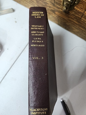 Antique Modern American Law BLACKSTONE Volume 3  The Year 1931 Edition-image