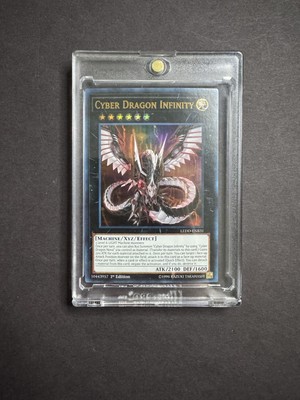 Yu-Gi-Oh! Cyber Dragon Infinity LEDD-ENB31 1st Edition Ultra Rare NM-image