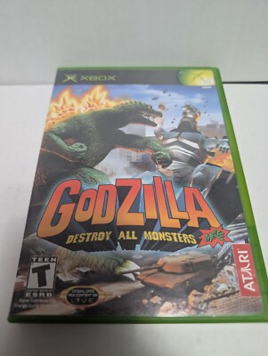 Godzilla: Destroy All Monsters Melee Microsoft Xbox 2003 No Manual Tested-image