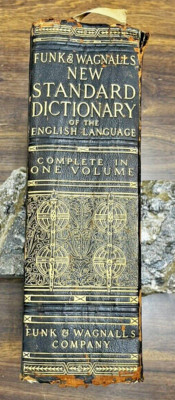 Funk & Wagnalls New Standard Dictionary of the English Language 1921 HC-image