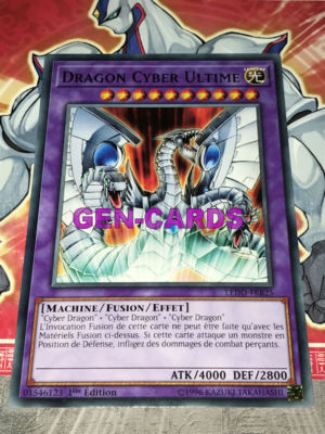 Yu Gi Oh DRAGON CYBER ULTIMATE LEDD-FRB25 Card-image