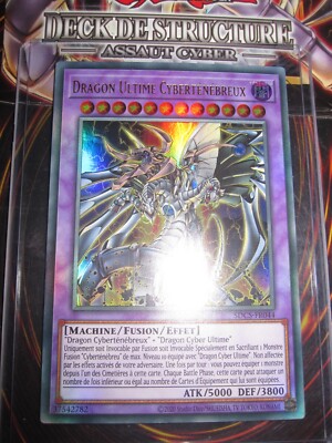 YU-GI-OH! ULTRA RARE DRAGON ULTIMATE CYBER DARK SDCS-FR044 EDITION 1 NEW-image