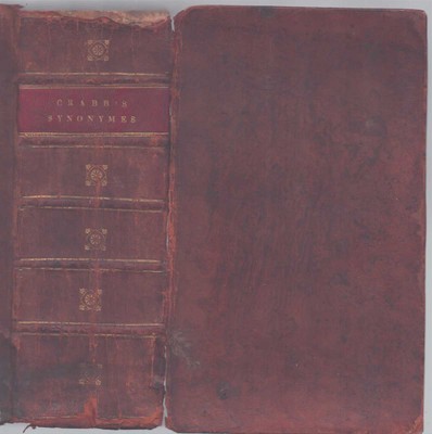 ENGLISH SYNONYMES by Crabb, George Leather Bound 1819 1st American Edition-image