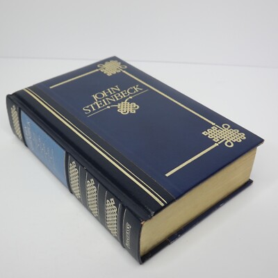 John Steinbeck: The Grapes of Wrath 1986 Edition Gold Gilded Edges Hard Cover-image