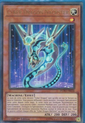 Yu-Gi-Oh! Cyber Dragon Nachster DUPO-FR036 1st Edition Ultra Rare MINT!!-image