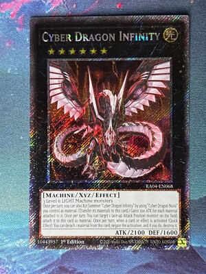 Yugioh - Cyber Dragon Infinity (NM) - Platinum Secret Rare - RA04-EN068-image