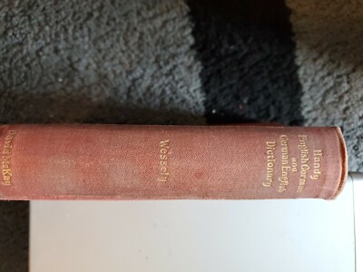 Handy Dictionary of the English and German Languages by J.E. Wessely  early 1900-image