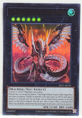 Yugioh Asian-English Cyber Dragon Infinity ALIN-AE105 Ultra Rare-image