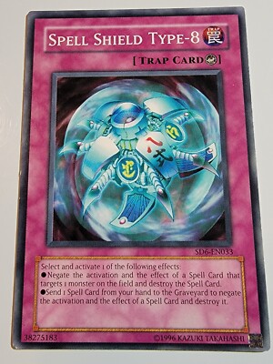 Spell  Shield Type-8 SD6-EN033 Common Unlimited Yugioh-image