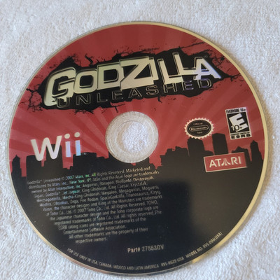 Godzilla: Unleashed (Nintendo Wii, 2007) DISC ONLY ADULT OWNED-image