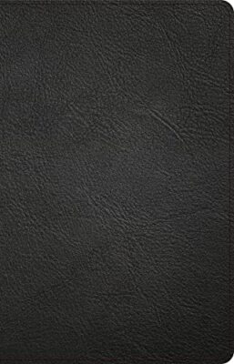 CSB Thinline Reference Bible (Black Genuine Leather)-image
