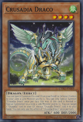  1x Crusadia Draco - CYHO-EN009 - Common - Unlimited Edition - Cybernetic Horizo-image