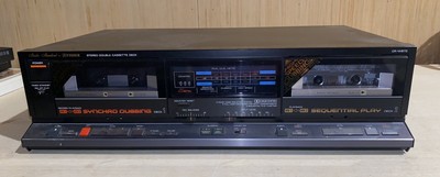Fisher CR-W872 Stereo Double Cassette Deck Metal Tape - Untested-image