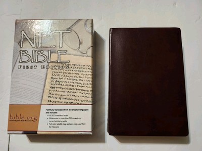 NET Bible First Edition Premium Bonded Leather Cromwel 2005 With Box-image