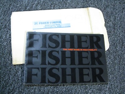 🇺🇸 👍 🔥 👉 vintage fisher stereo catalog-image