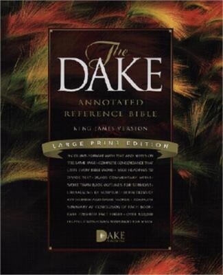 Dake Annotated Reference Bible-KJV-Large Print (Leather / Fine Binding)-image